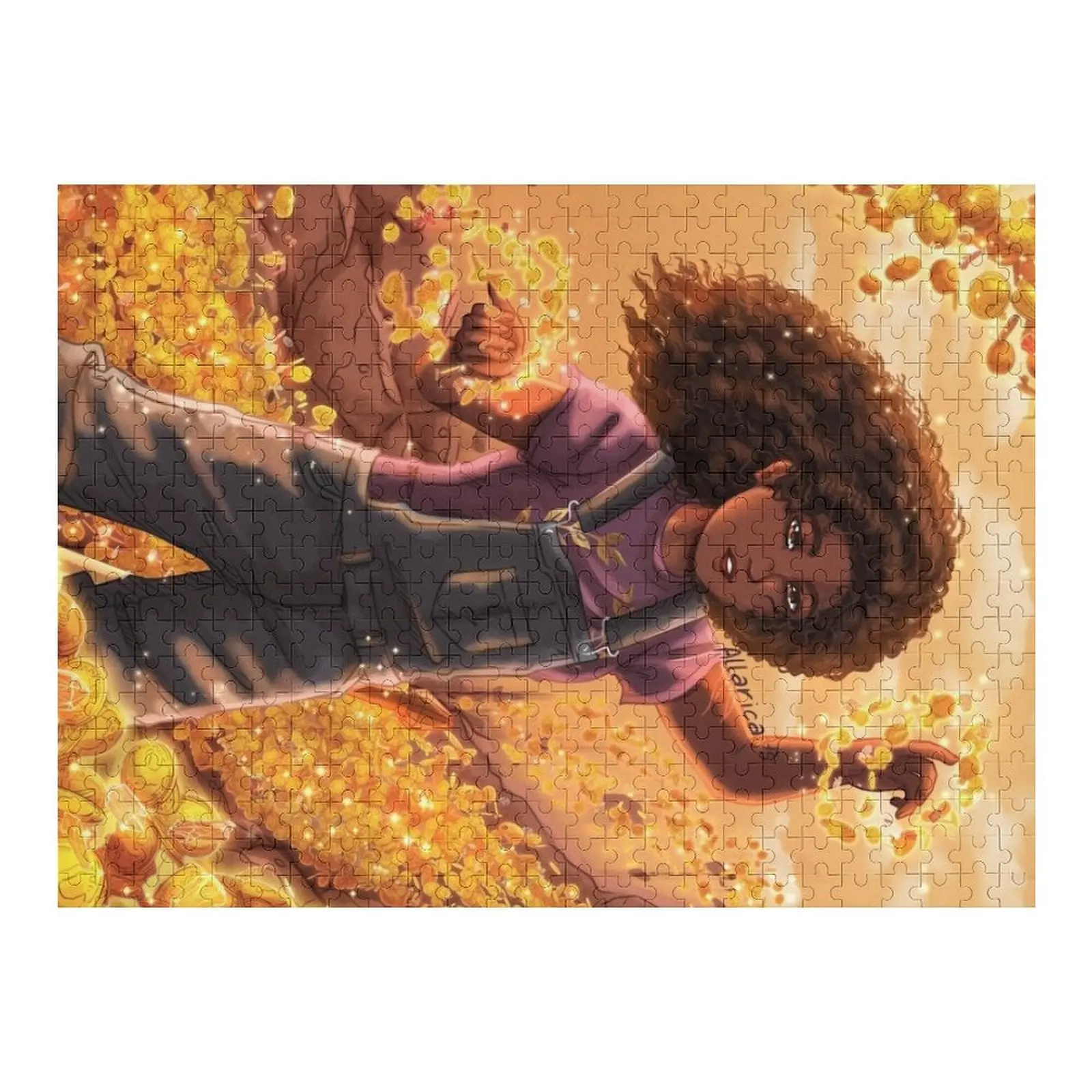 

Hazel Levesque Gold Jigsaw Puzzle Custom Gift Personalized Name Wooden Adults Customized Picture Puzzle