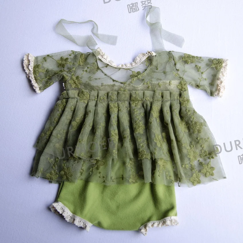 Baby Girl Outfit Newborn Photography Props Lace Tutu Dress Photography Girl Dress Photo Shoot Costume