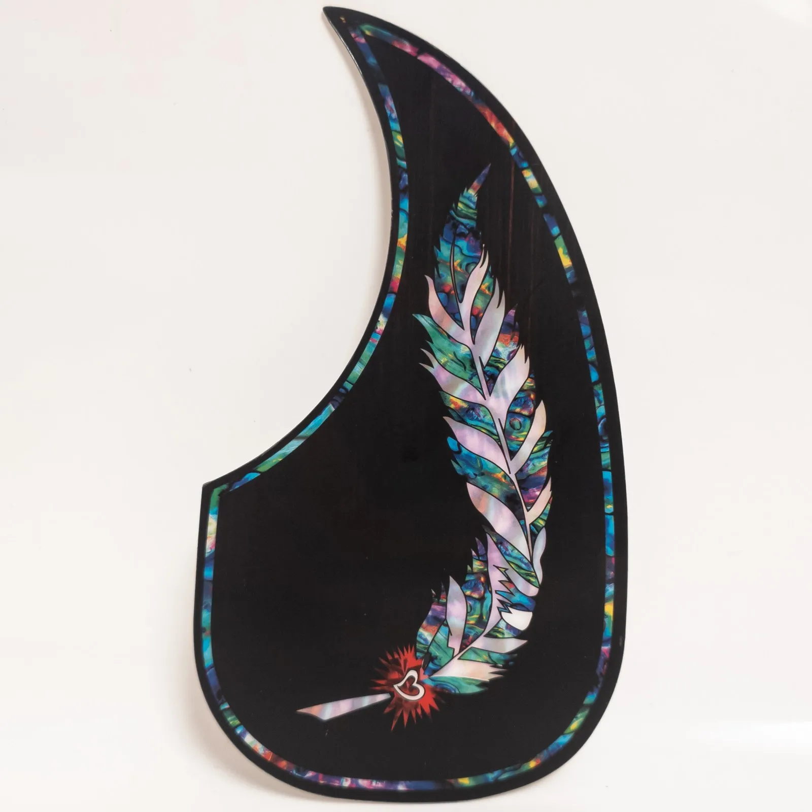 2Pcs Thin Color Printed Acoustic Guitar Pickguards Self-Adhesive Scratch Plates for D45 Style Guitar Parts