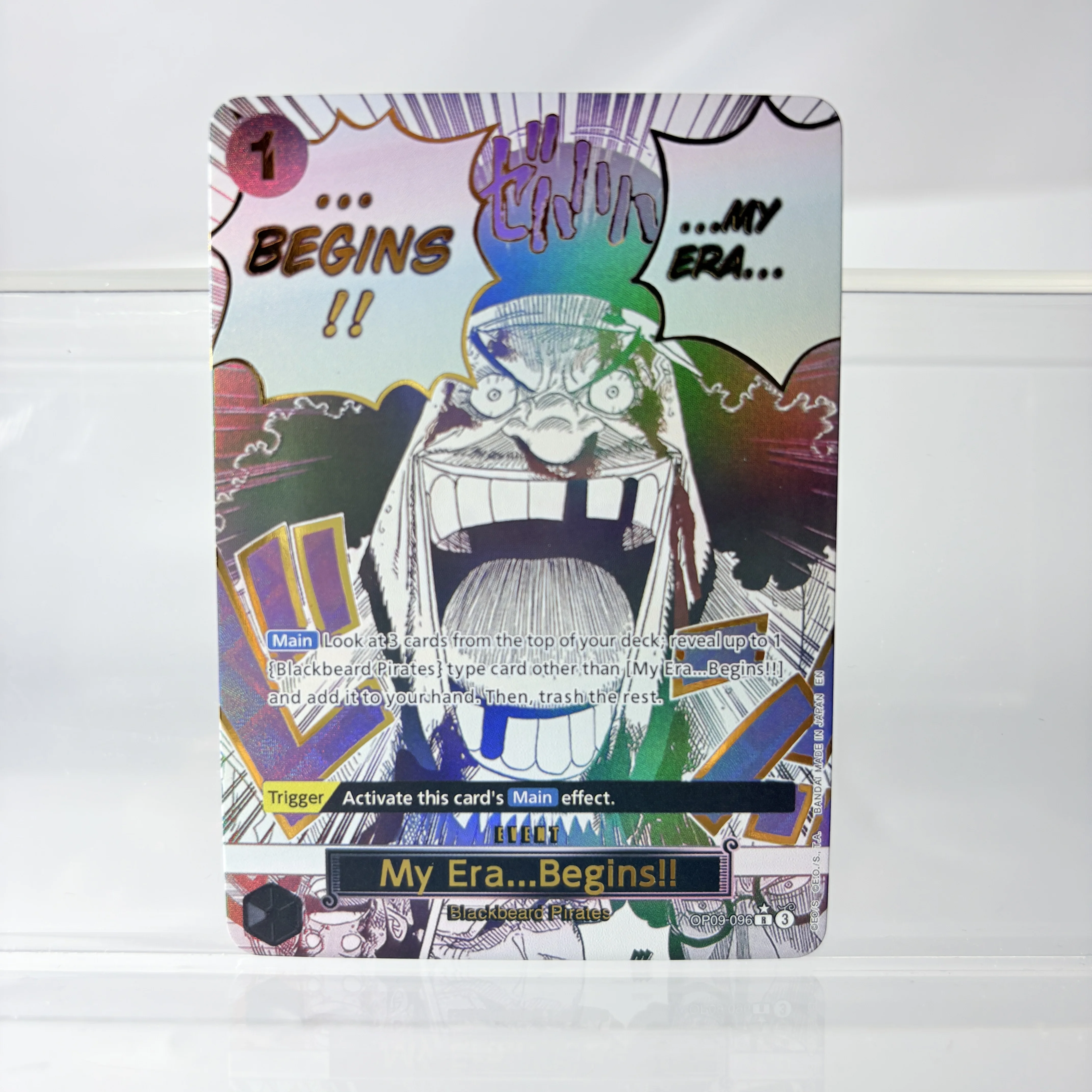 Anime One Piece Game Card Classic Single Card Comic Style Divine Departure/Boeuf Burst/Cross Guild/Grond Death Proxy Cards