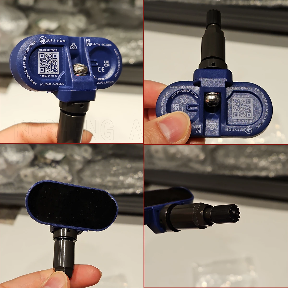 For Tesla Model Y/S/X/3 Bluetooth TPMS Sensor Tire Pressure Monitor Sensor OEM 1490701-01-B 1490701-01-C 1490701-01-E 1034602