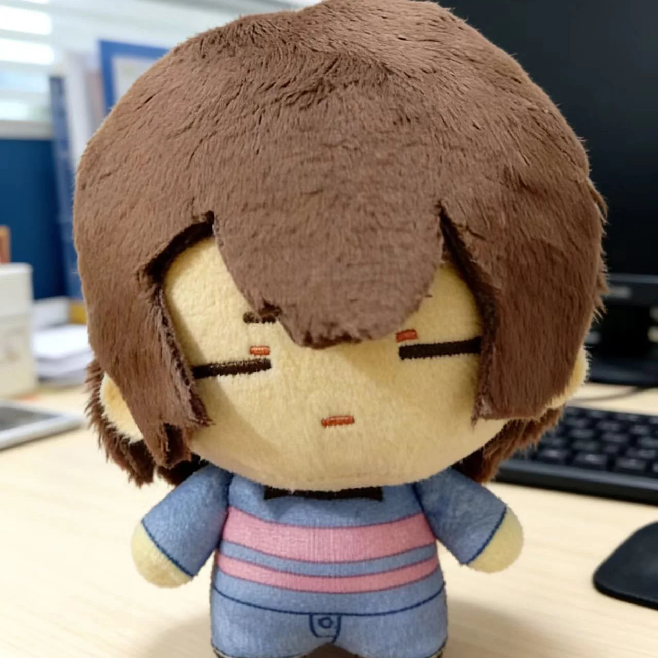 10cm Game Undertale Frisk Plush Doll Cute Mini Cotton Plushie Pendant Keychain Soft Stuffed Figure Toy Gift  Birthday gift