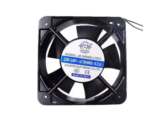 

JiaLiFeng JF15050HA2HSL Server Cooling Fan AC 220/240V 0.22A 150x150x50mm 2-Wire