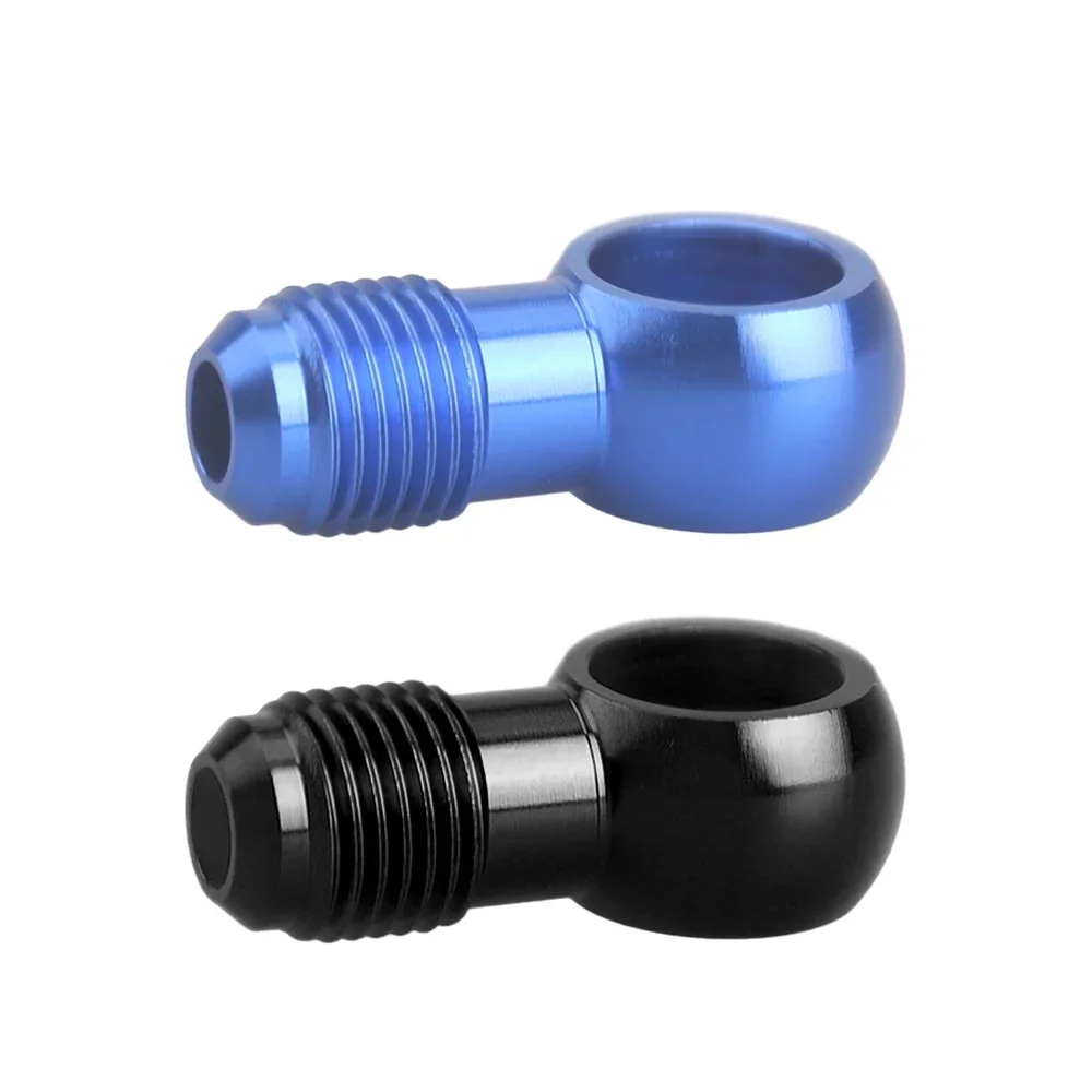 YOMI อลูมิเนียมสีฟ้า Banjo อะแดปเตอร์ Bolt AN3 AN4 AN6 AN8 AN10 ถึง 12 มม.14 มม.16 มม.เบรค FITTING