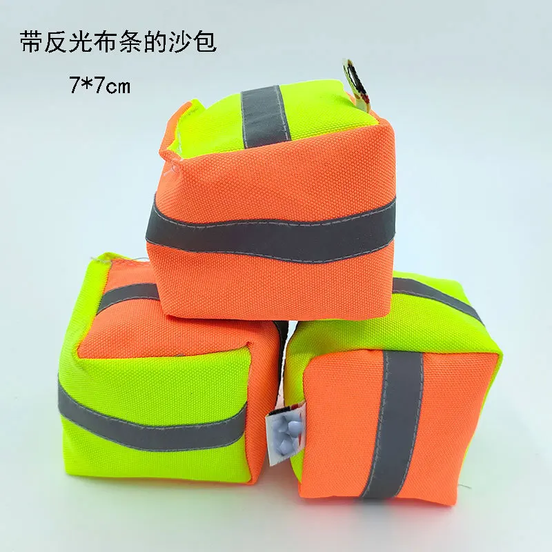 

Sandbag With Reflective Cloth Strip Thickened Canvas Children's Toys Primary School Students Small Sandbag Rice Husk Filling Int