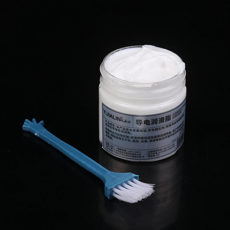 1PC Household Appliances Electric Contact Grease 100g Conductive Paste Electricity Compound Grease For Low Resistance Value