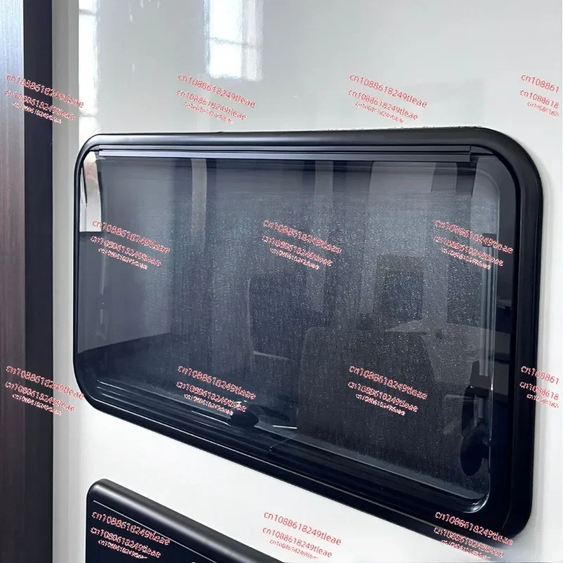 JPR70 series, rounded corners integrated forming metal push-out window scroll curtain, RV window and window accessories