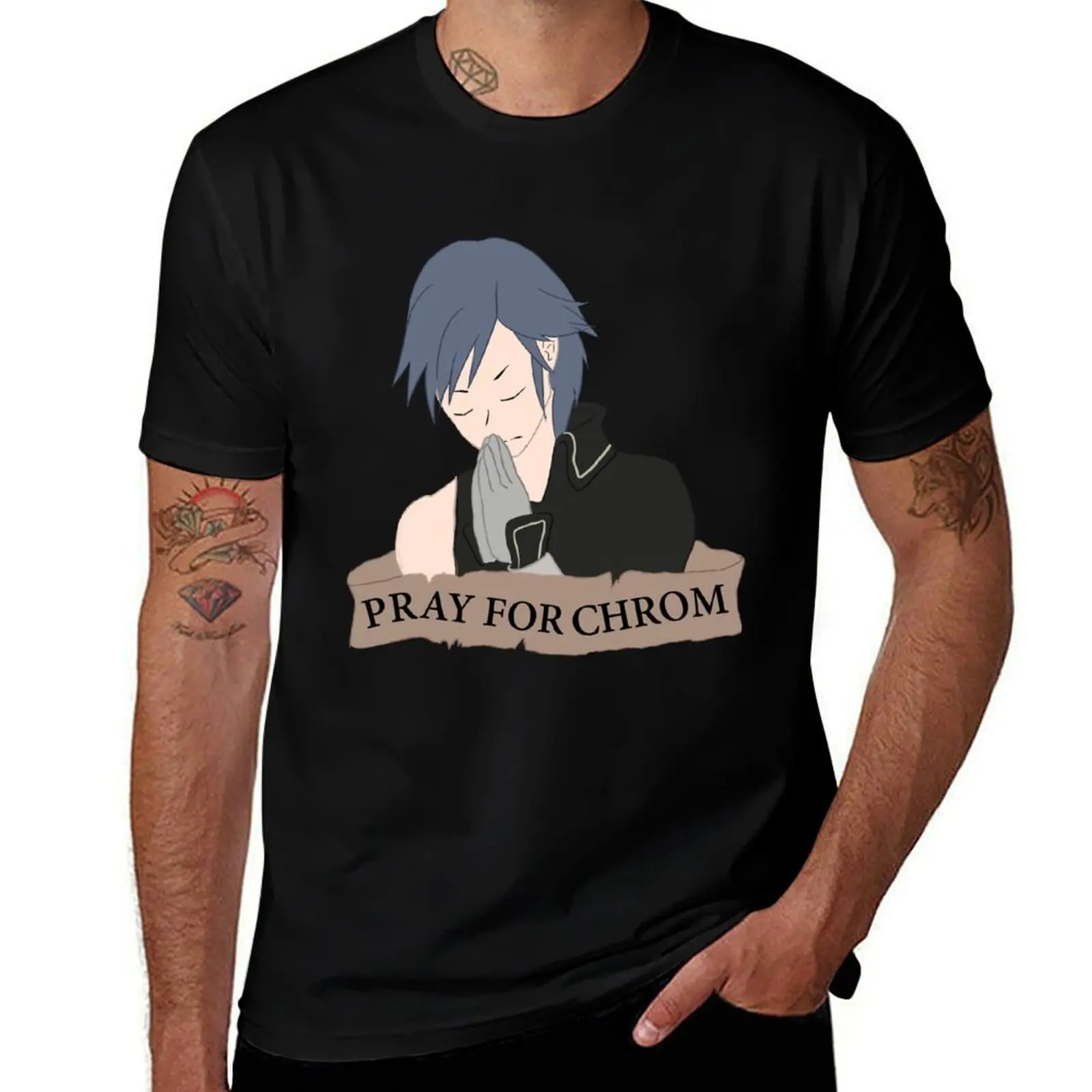 Pray For Chrom T-Shirt Daily Casual Short Sleeve Tee Shirt T-Shirt