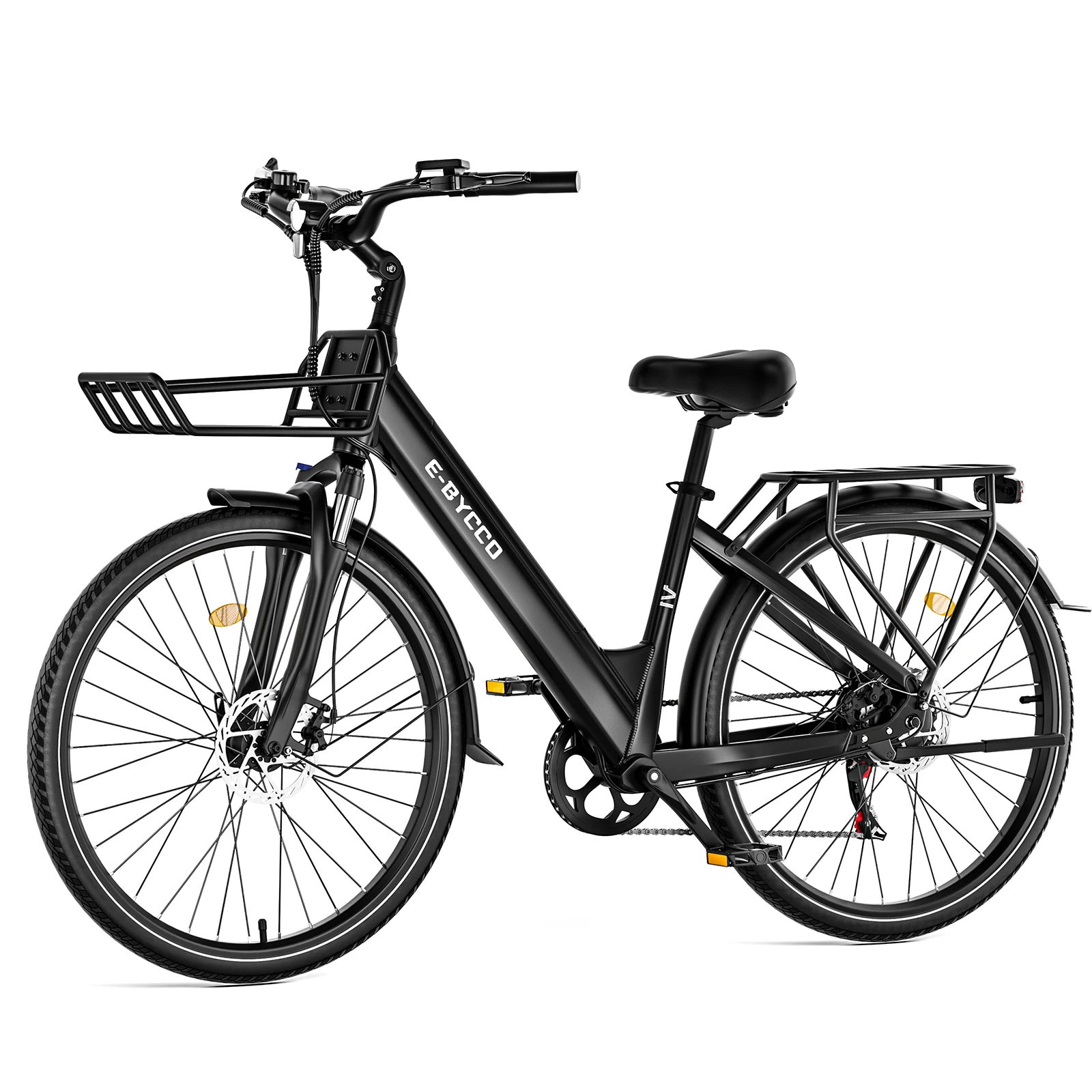 E-BYCCO V1 Elektrische Fiets voor Volwassenen Voldoet aan Europese Regelgeving E-Bike 500W Motor 36V15.6AH Batterij Vergrendelbare Vork Elektrische Fiets 28-Inch Band Elektrische Fiets voor