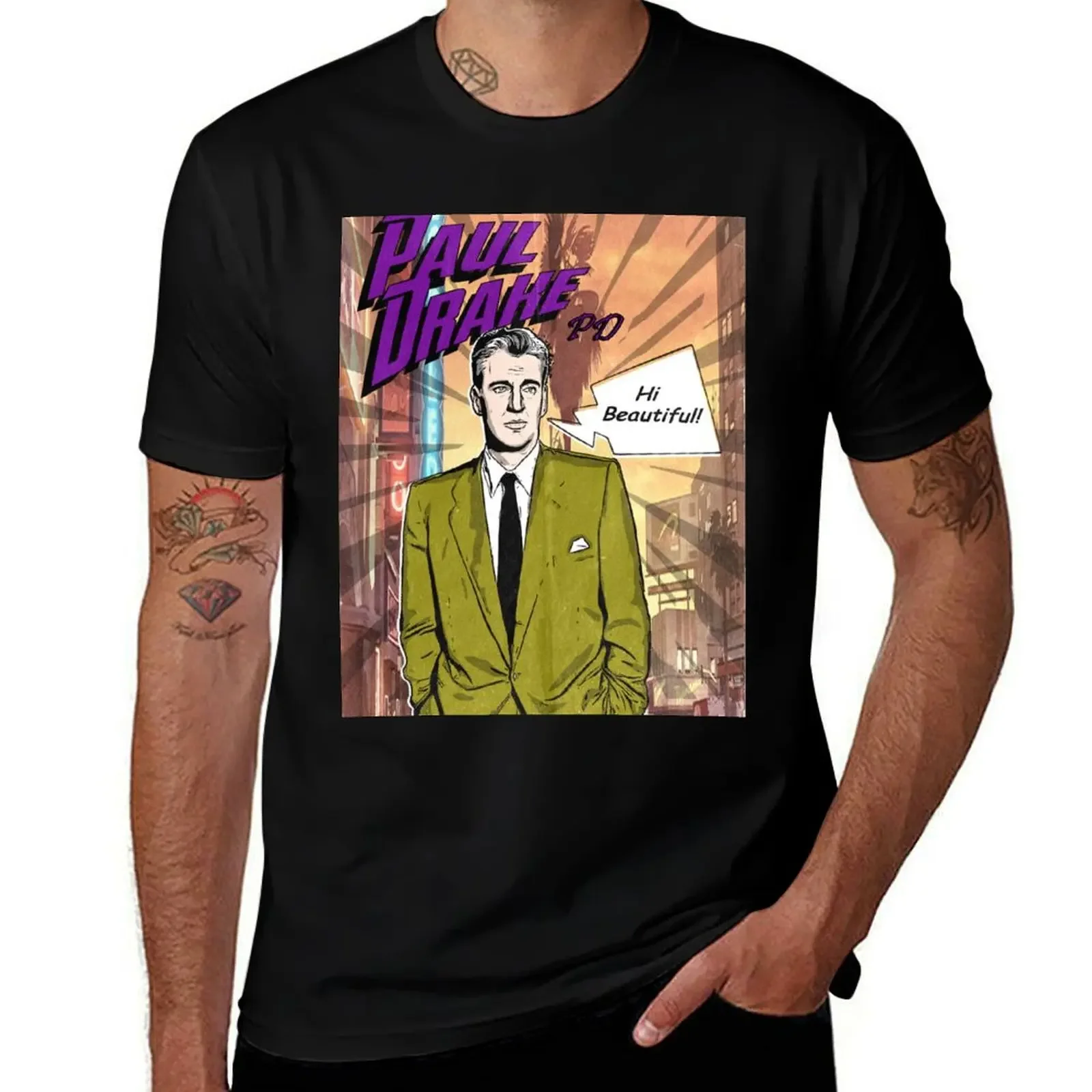 Paul Drake PD (PM Comic) T-Shirt man t shirt boys animal print mens t shirt