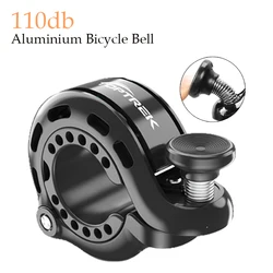 2024 New Upgrade Bicycle Bell 110dB Bell Loud Bicycle Horn Innovative Aluminum Alloy Mini Bell MTB Bicycle Bicycle Bell for Bike