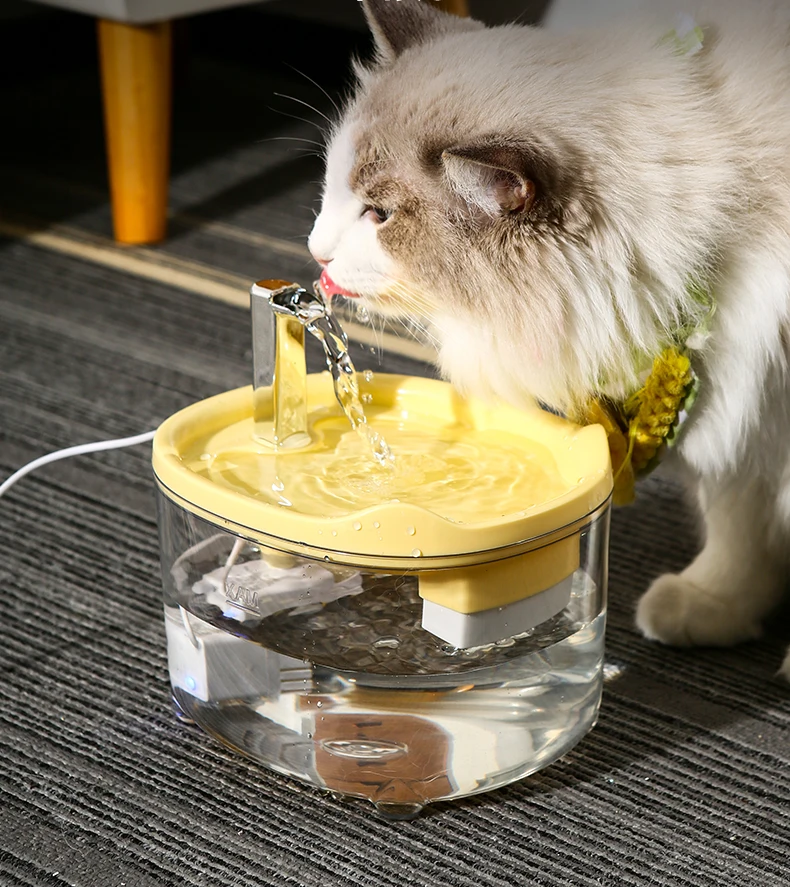 

Pet Water Dispenser Automatic Cat Water Fountain with Filter Silent Circulating Pet Water Dispenser Anti-Dry Burning