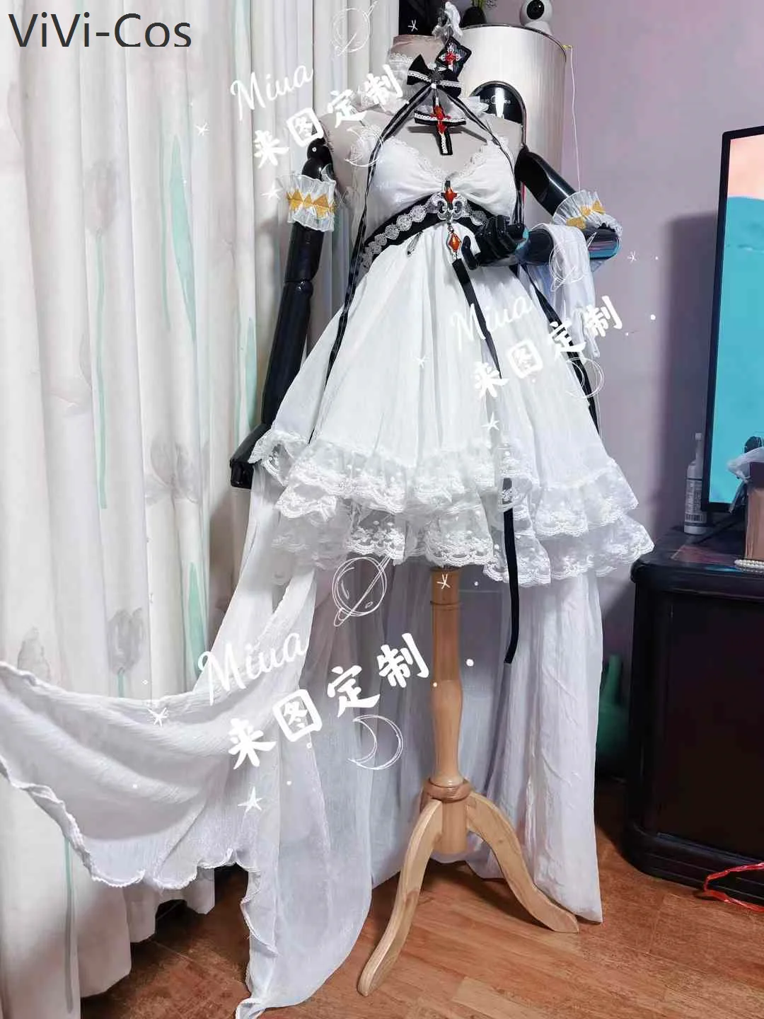 Azur Lane Peter Strasser vestido de novia, traje de Cosplay, juego de Cos, uniforme de fiesta de Anime, juego de Halloween, ropa de rol