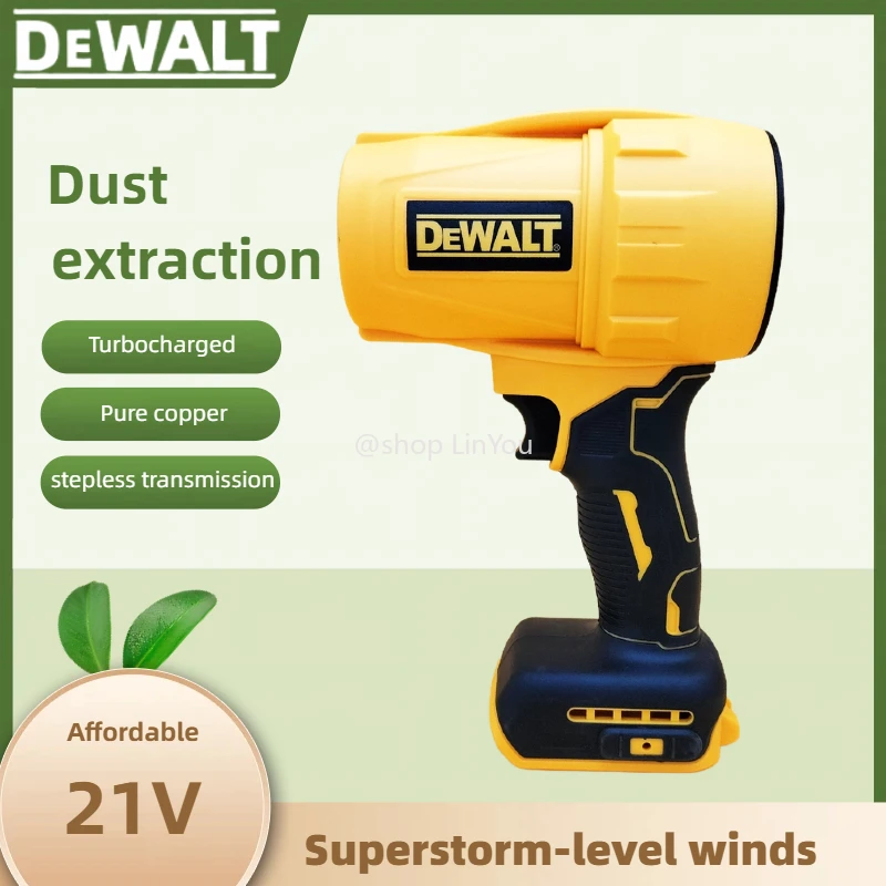 Dewalt 30000RPM Air Blower Cordless Turbo Fan Handheld Violent Fan Dryer 20V Rechargeable Dust Blowing Tool(no battery)
