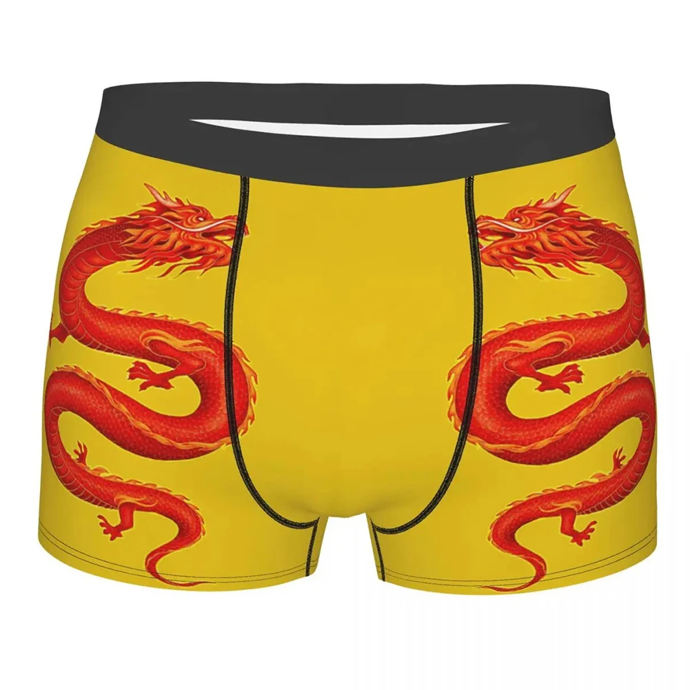 ملابس يومية بوكسر مطبوع عليه تنين راحة يومية طوال الموسم مناسبة تنطبق على الرجال حالة جديدة تمامًا للاستخدام اليومي #2