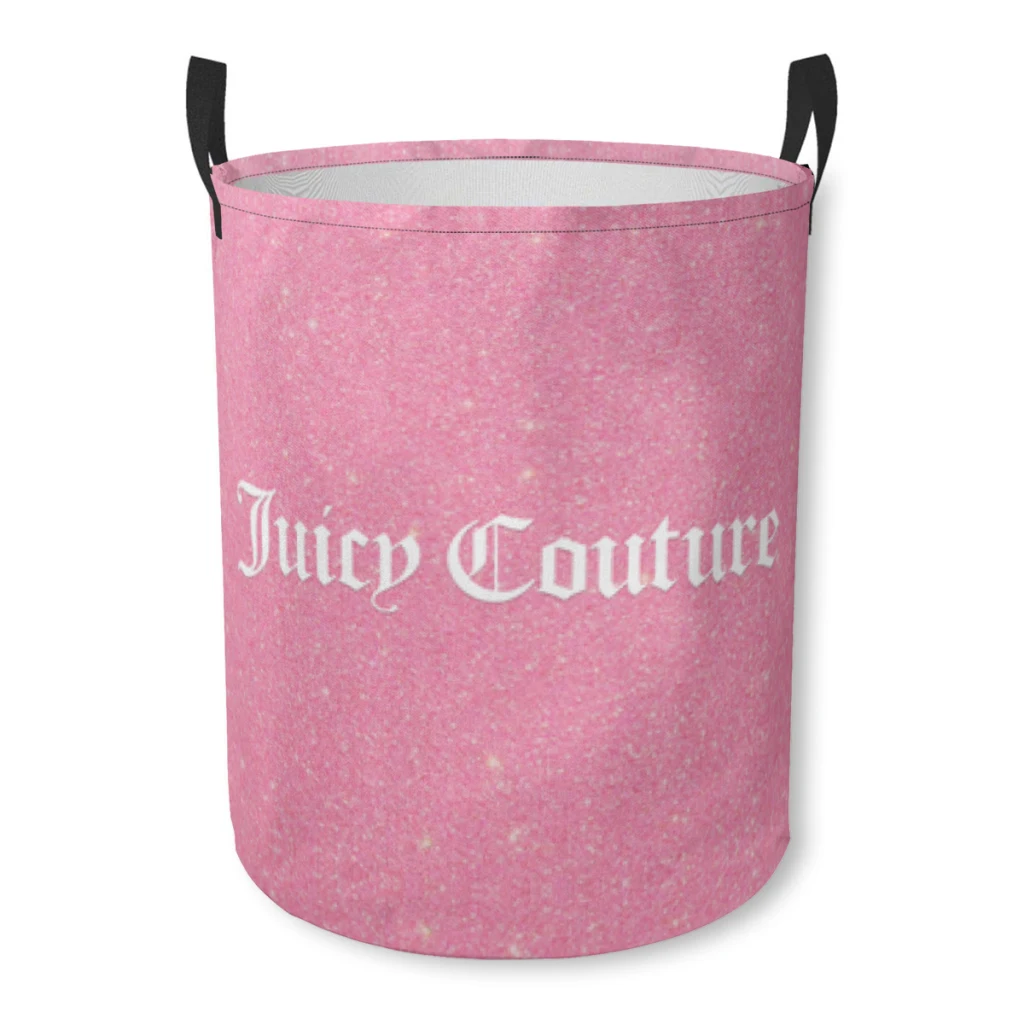 

Laundry Basket Hot-Sale-Like-Juicy-Couture-Style Fabric Laundry Moving Folding Dirty Laundry Basket