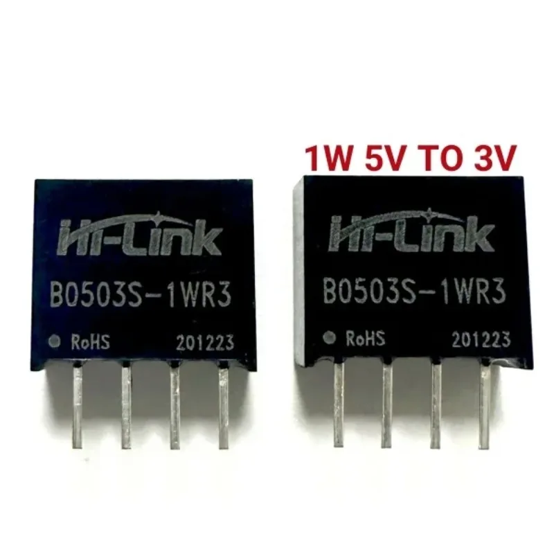 B0503S-1WR3 DC DC Isolated Micro Power Module DC- DC HLK-1D0503 5V to 3.3V 303mA 1W instead of B0503S-1WR2