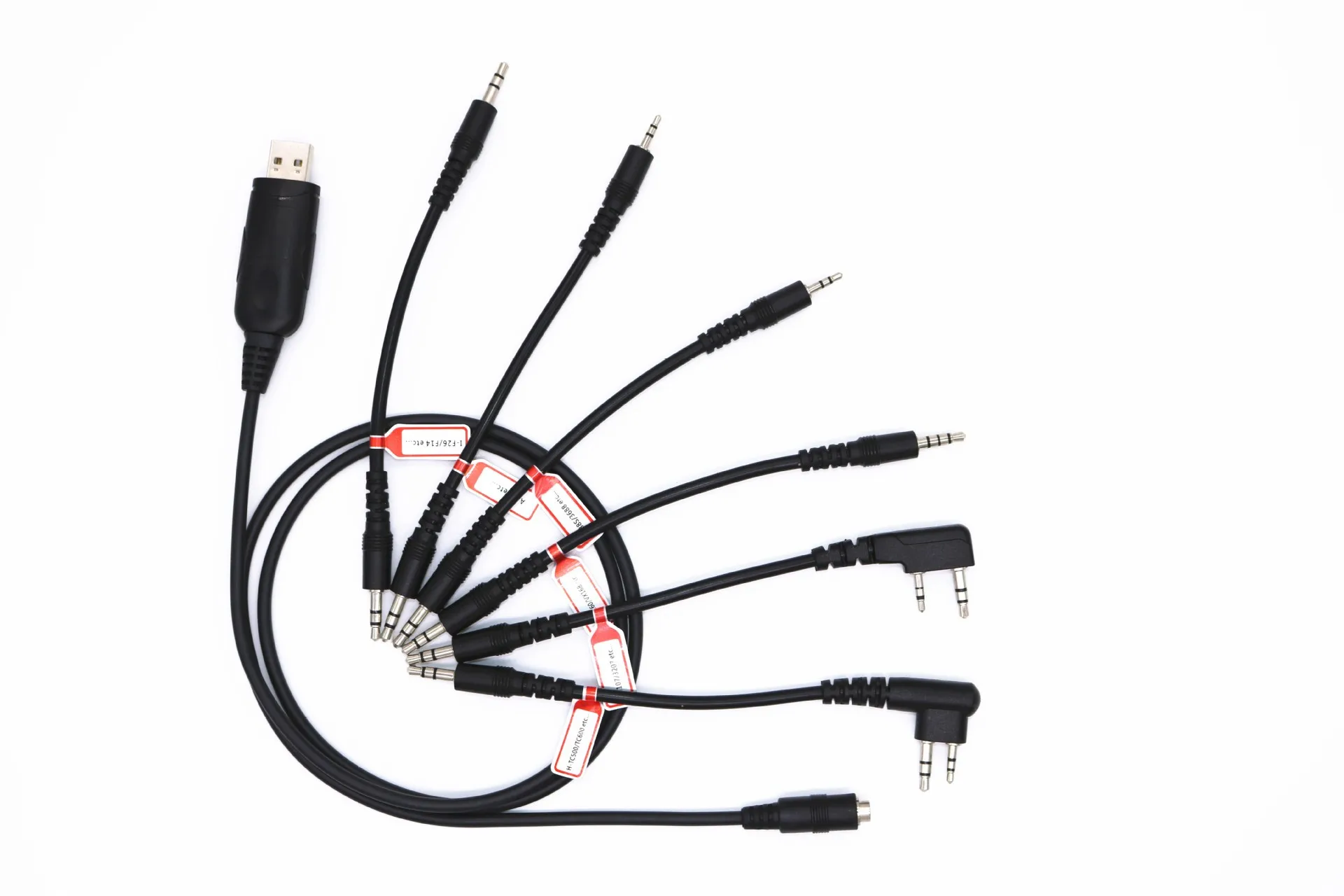 Multi-function walkie-talkie 6-in-1 USB multi-purpose write frequency cable Luhe a data cable programming cable