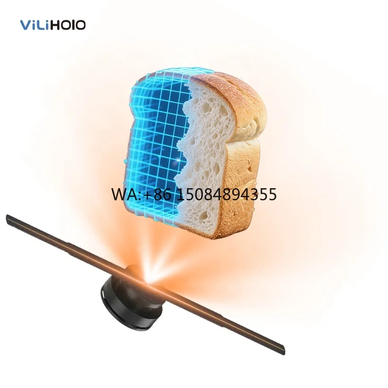 

Ultra Clear 42CM 3D Hologram Projector Fan with 384 LED Beads Display Screen for Outdoor Advertising Light Boxes and Signage