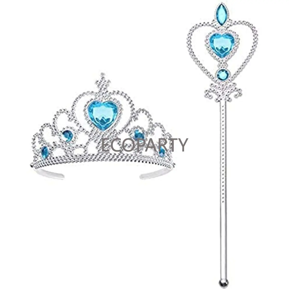 

Princess Tiara Crown and Fairy Wand Elsa Dress Up Accessories Set for Party Cosplay accesorios cosplay accessories