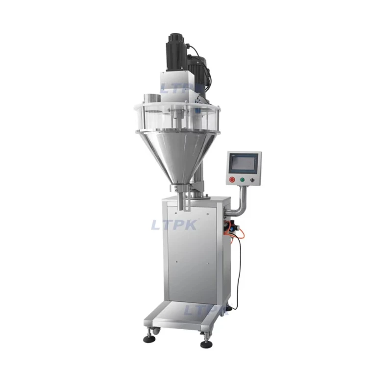 Manufacturer Price Flour Spice Coffee Protein Powder Jar Container Spiral Powder Filling Machine