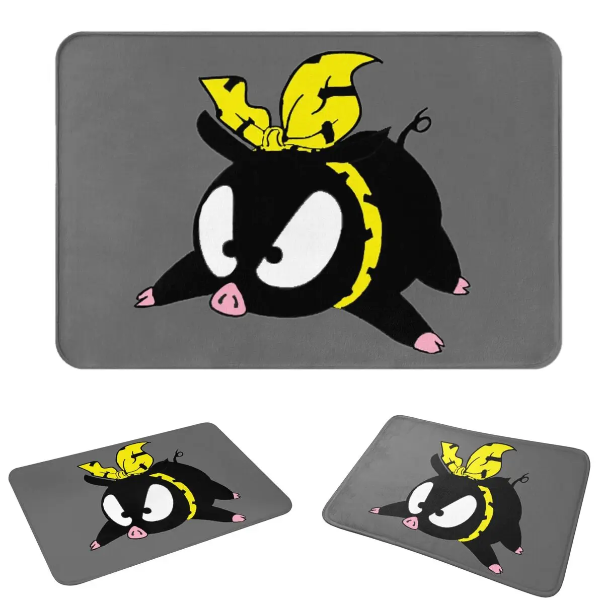 HQ Pig Ranma 12 P-Chan Peechan Non-slip Doormat Floor Mat Durable Carpet Rug for Kitchen Entrance Home Balcony Footpad Mats