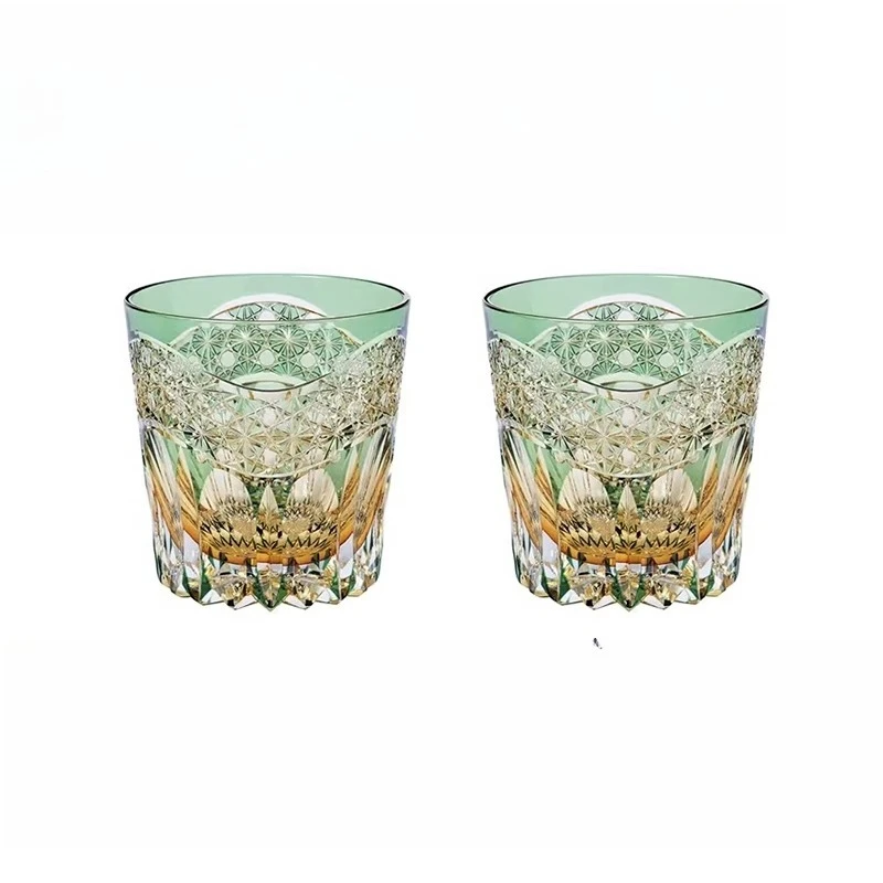 

Hand-carved whiskey foreign wine cup crystal glass birthday gift