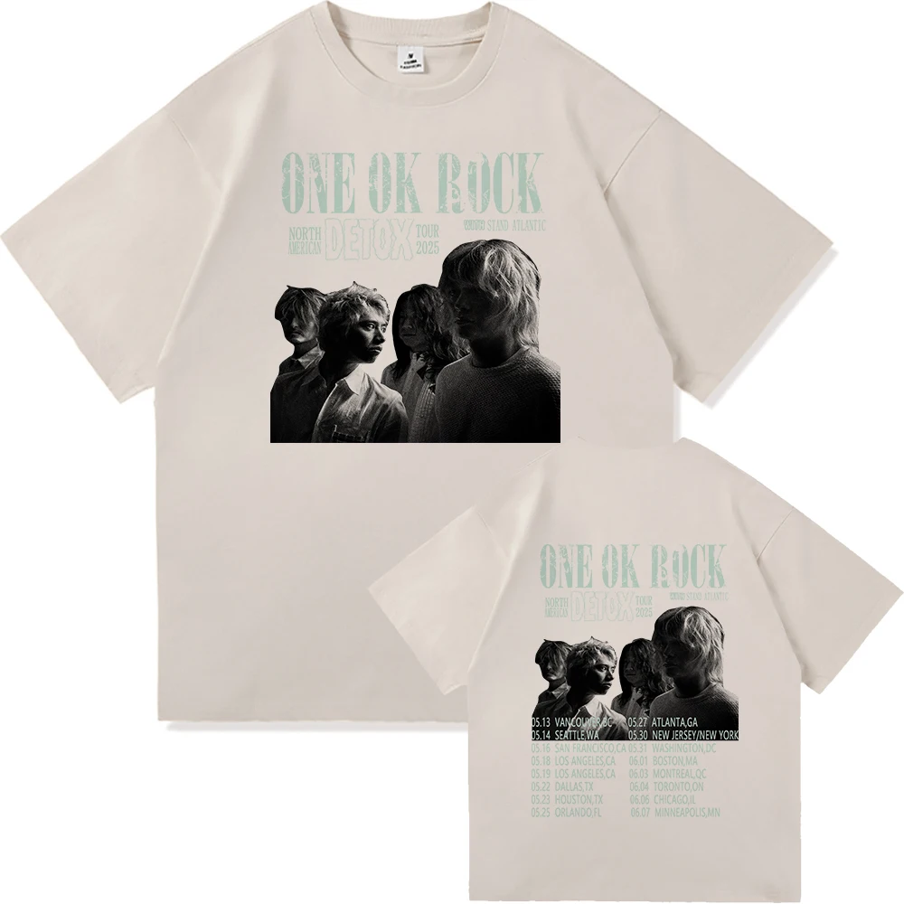 ONE OK ROCK DETOX Tシャツ 3枚セット レア One Ok Rock DETOX Tour 2025 TShirt Fashion Men/women Clothing