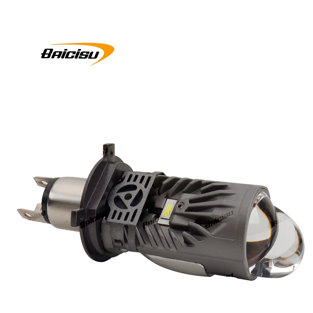 H4 المصباح المزدوج العارض عدسة LED السيارة الأصلية HOD HID H4 ثنائية زينون ضياع استبدال H4 مرحبا/منخفضة شعاع ضوء 55 واط 12000LM