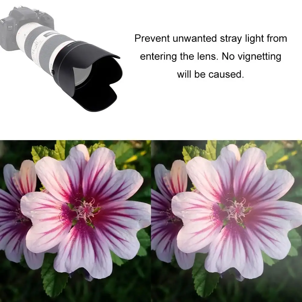 Flower Petal Bayonet Lens Hood Shade Replace ET-87 for Canon EF 70-200mm f/2.8L IS II USM / 70-200 mm F2.8L IS II USM ET87 ET 87