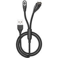 Magnetic USB Charging Cable 125cm 2 in 1 Smart Watch Power Cable for Shokz OpenRun Pro Mini/OpenComm/Garmin Instinct/Fenix6