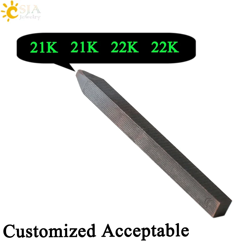 CSJA 14K 18K 24K Steel Metal Stamps Mold Punch Marking Tool Women Men Jewelry Rings Bracelet Necklace Buckle Wholesale E178