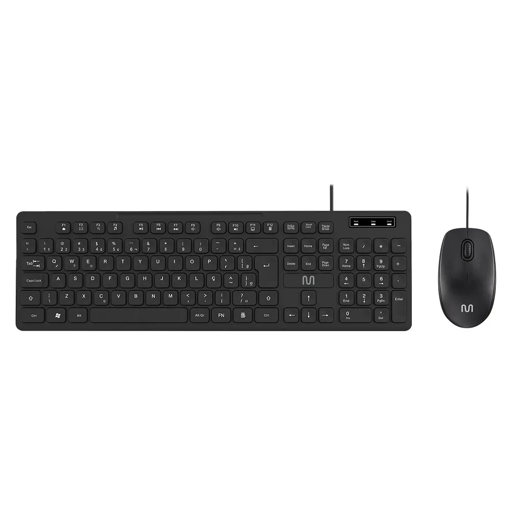 Keyboard and Mouse Wired Cf300 USB1200dpi Chocolate Keys Multi - TC310