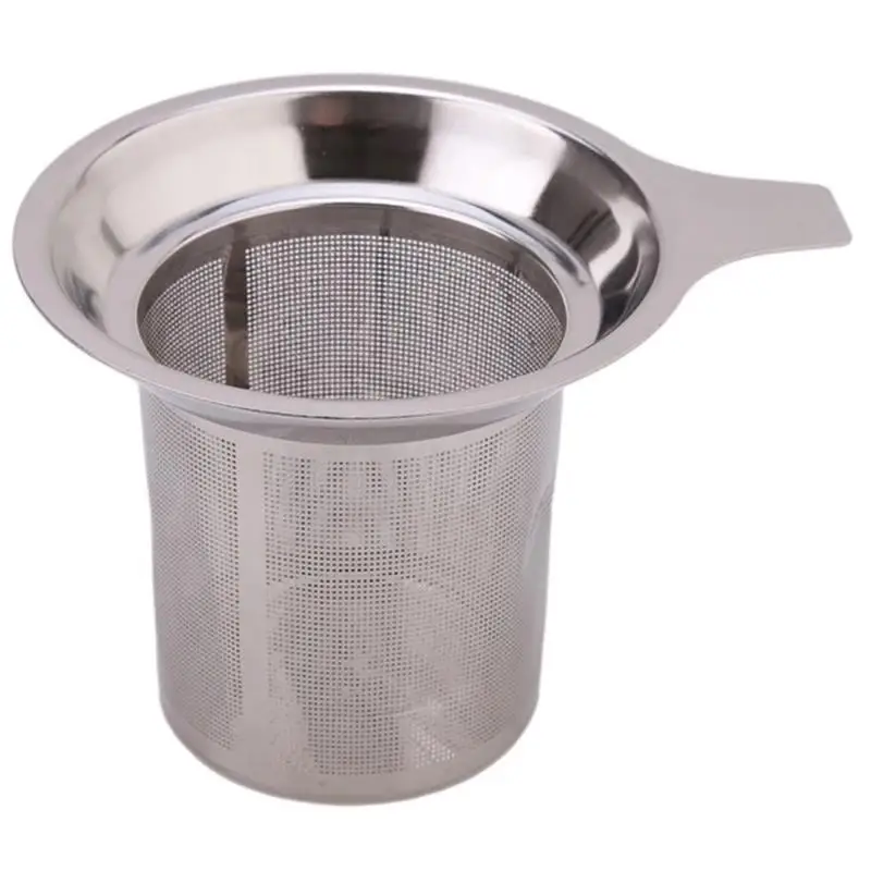 Useful 1pc Stainless Steel Mesh Tea Infuser, Reusable Teapot Mug Cup Tea Strainer, Loose Leaf Spice Filter, Silvery