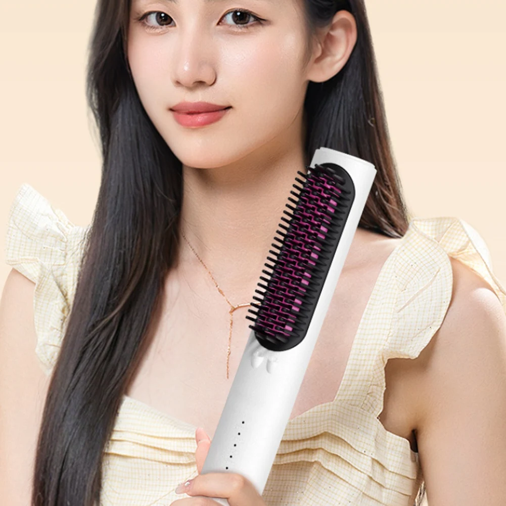 Electric Hair Straightener Hair Straightener Negative Ion Straightening Comb Anti-Scalding Styling Tools EU Plug