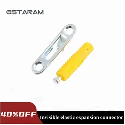 2023New Two in one connector invisible Connector Cabinet Wardrobe Non porous Furniture Combination  Concealed Sliding Buckle