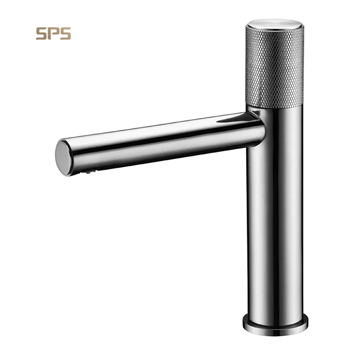 A2030 New Arrival Deck Mounted Hot Cold Basin Wash Water Tap Mixer Black Bronze Color Brass Material Bathroom Basin Faucets