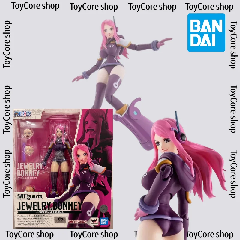 

In Stock, Bandai SHF One Piece Jewelry Bonney, Future Egghead Island Articulated Authentic Figure Collectible Gifts
