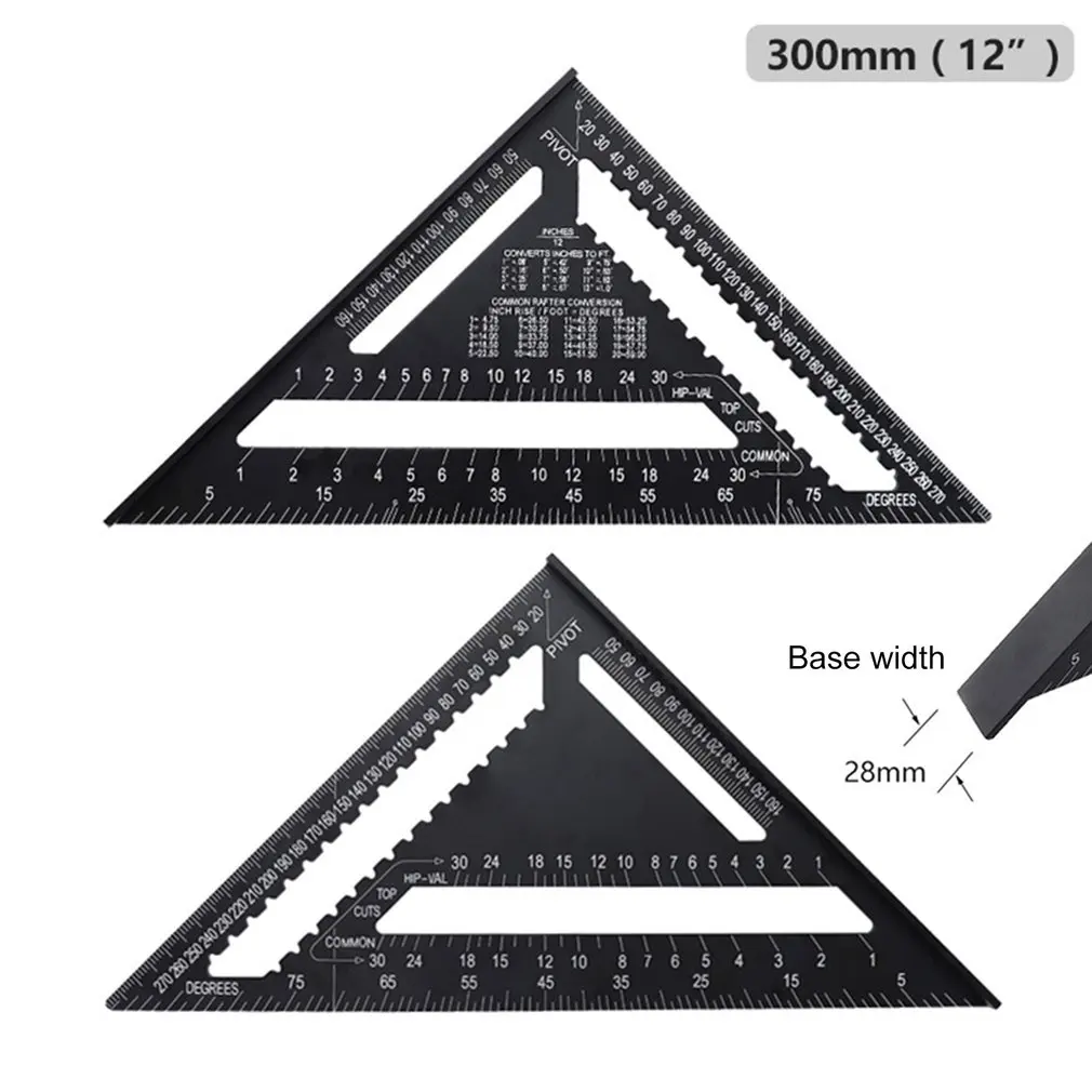 carpintaria triangulo regua 90 graus regua quadrada ferramenta de medicao carpenter square tools angle transferactor novo 12 2023 01