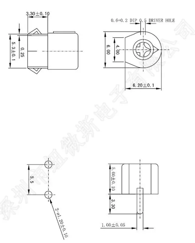 

30 шт. JML06 3PF 5PF 10PF 20PF 30PF 40PF 50PF 60PF 70PF 100PF 120PF 6 мм регулируемый конденсатор для триммера