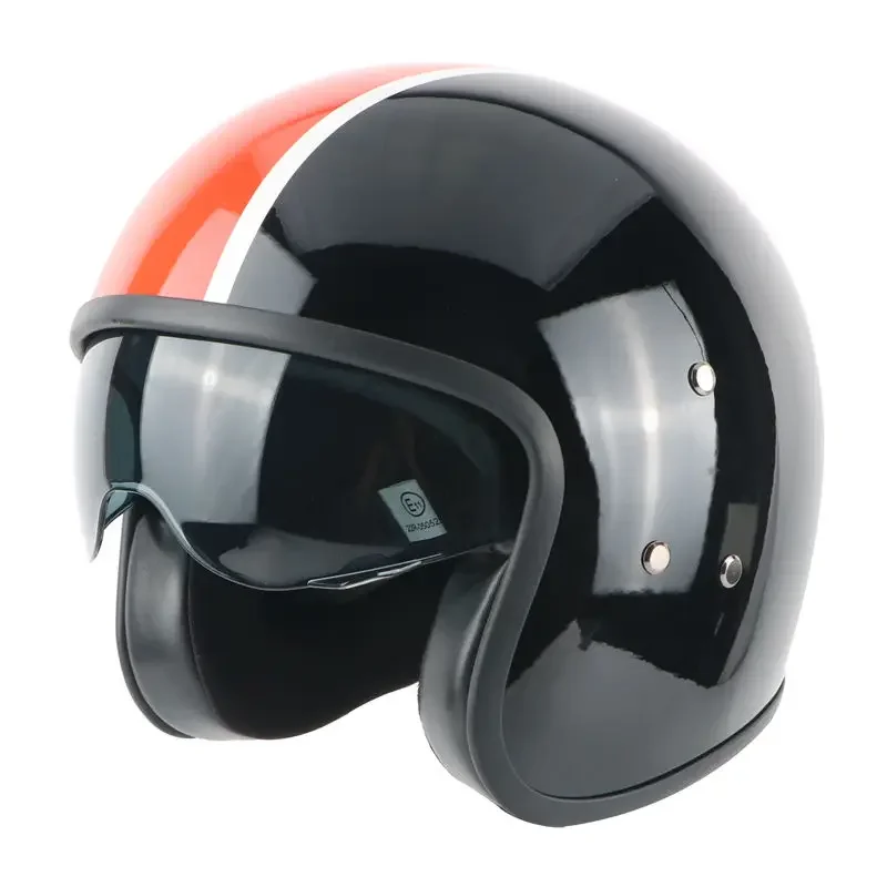 Retro Motorcycle Helmets Open 3/4 Face  Motorcycle Helmet 9 Colors  Chopper Motorcycle Retro Vespa Helmets