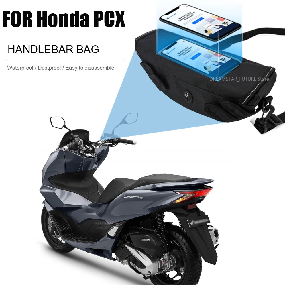 

FOR Honda PCX160 PCX150 PCX125 160 2019 2020 2021 New waterproof motorcycle navigation bag adventure storage bag