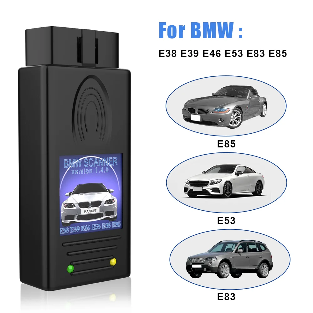 For BMW  Scanner 1.4.0 Car Diagnostic Scanner Multi-Function Unlock Version For Windows XP USB Diagnostic Interface