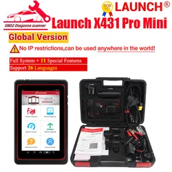 Launch X431 Pro Mini Bluetooth With 2 Years Free Update Online Powerful Than Diagun X-431 MINI x431 Pros Mini X431 PAD V PAD 7