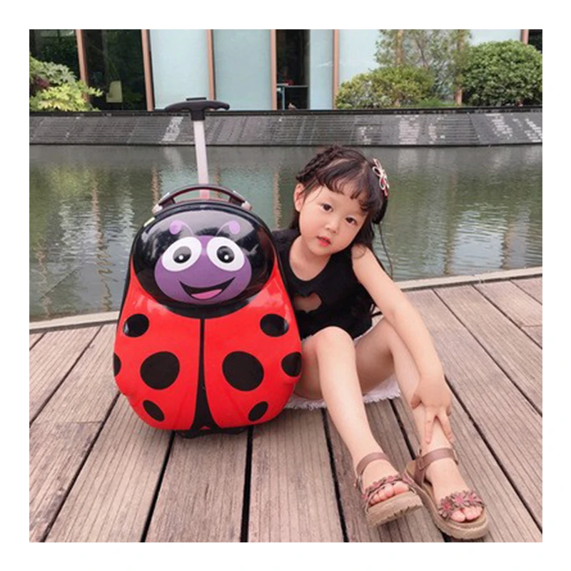 

Kids suitcase boy girl cartoon cute scooter suitcase can sit ride travel luggage baby child trolley case