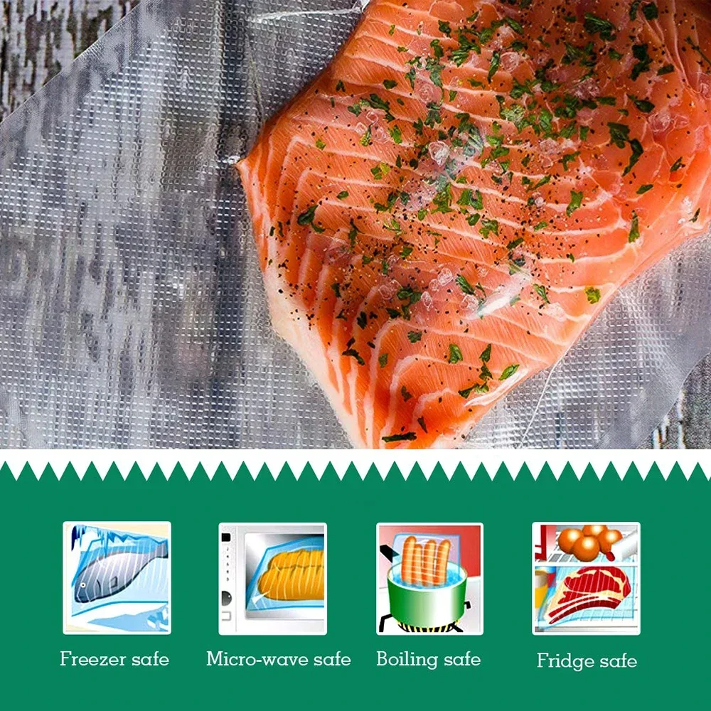 أكياس Sous Vide Roll لآلة تعبئة الفراغ وتغليف أكياس تخزين المواد الغذائية لسدادة الفراغ بطول 300 سم