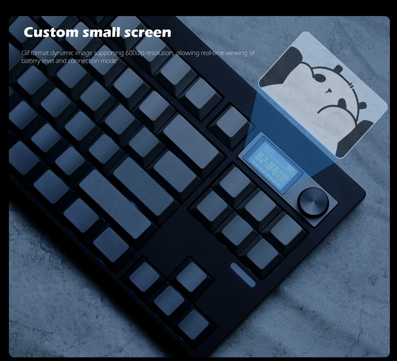 ZUOYA GMK87 VIA-Programmable  Gasket Structure Wired/2.4GHz Wireless/Bluetooth mechanical keyboard with South-Facing LEDs
