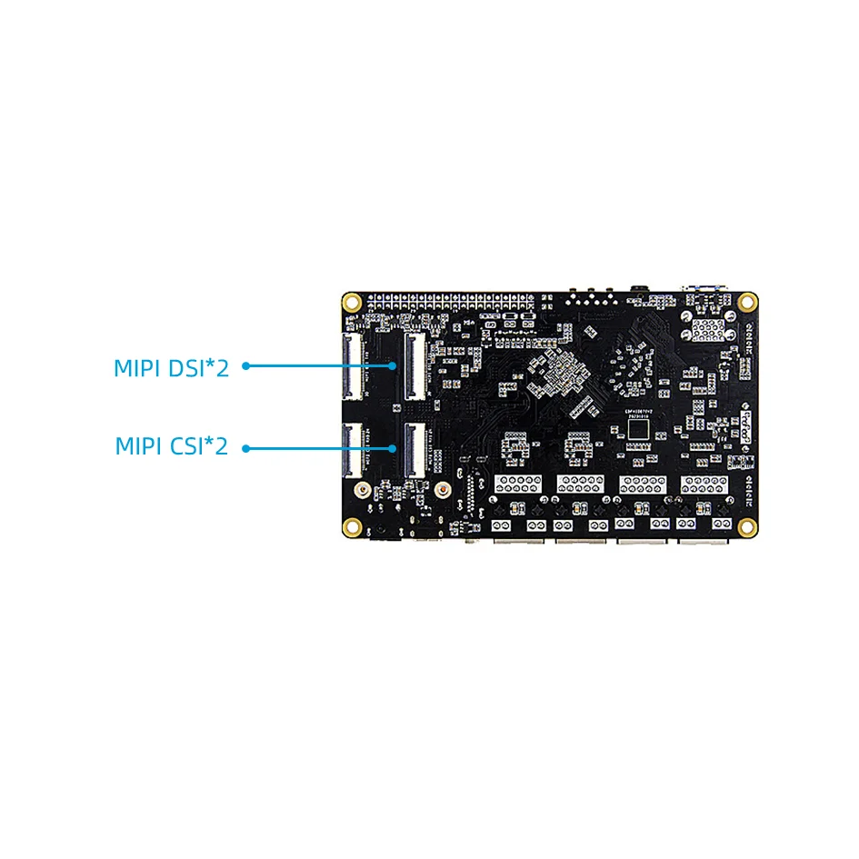 Rockchip-Kit de placa base y procesador RK3568 SBC, doble Gigabyte emmc, 32GB, MIPI DSI, Android 11, Linux OS Board para Raspberry Pi 4