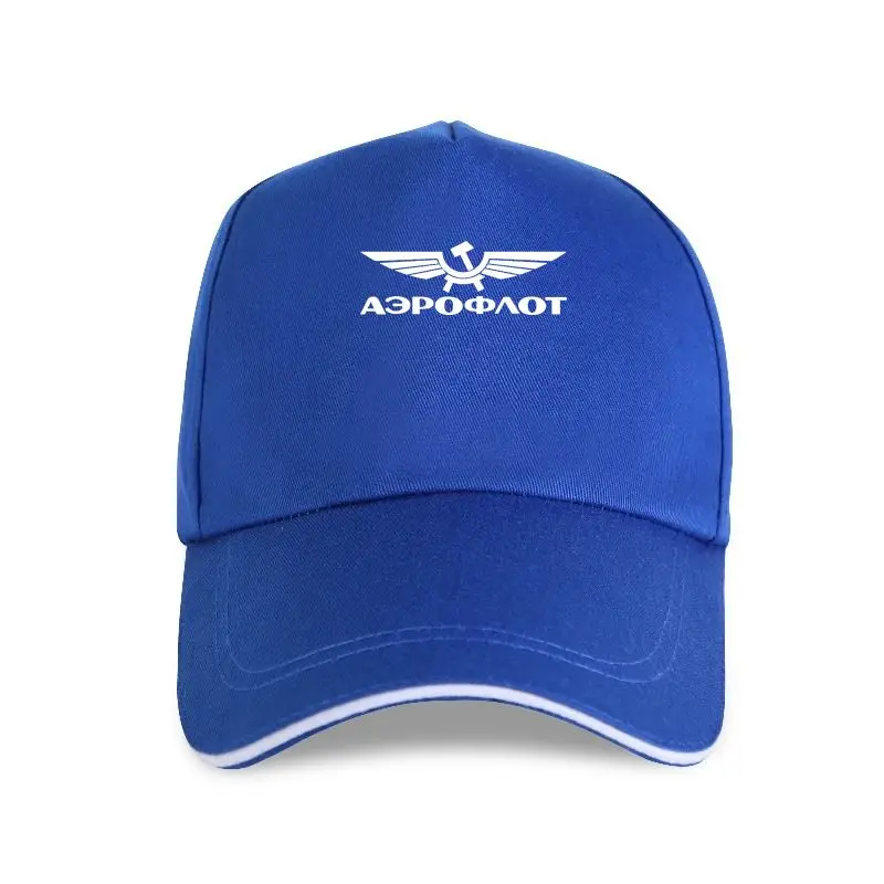 

New Distressed Aeroflot Russian Airlines Creative Men Baseball cap 2021 Novelty Men Homme Round Neck Hip Hop