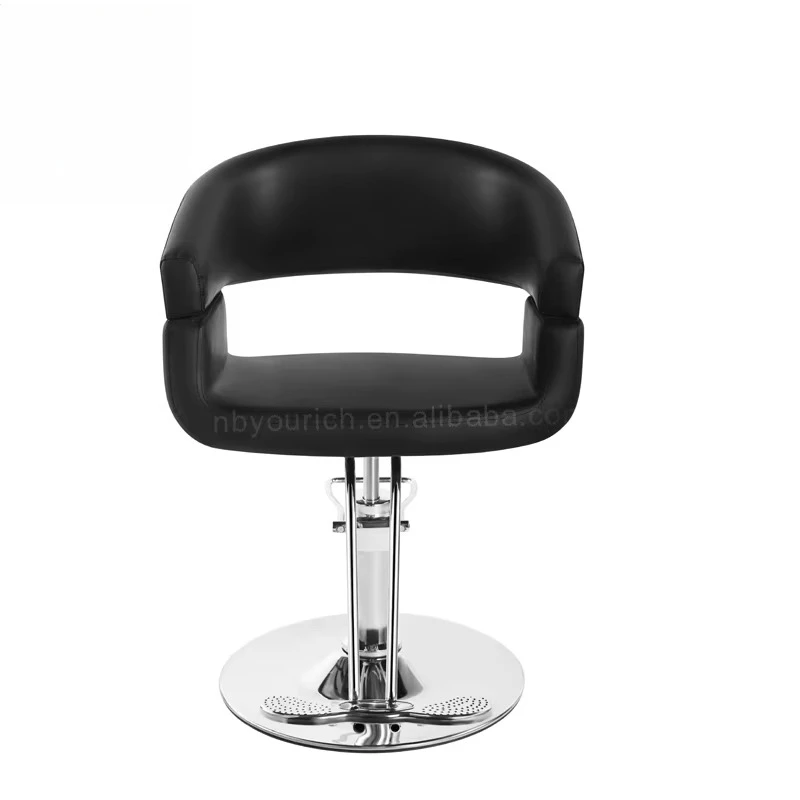 

Оптовая продажа с фабрики, женское кресло для укладки, простой стиль, салонное кресло, черное парикмахерское кресло для салона красоты